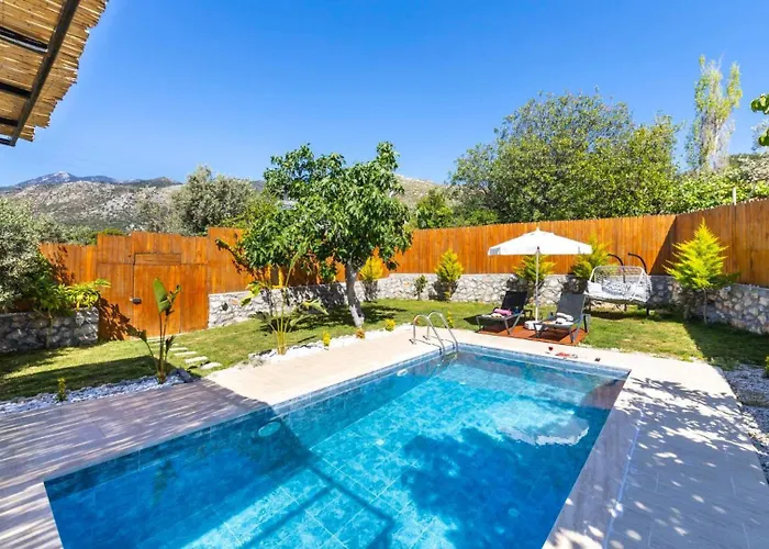 Uzumlu Village 1 Bedroom With Private Garden And Pool Villa Kalkan